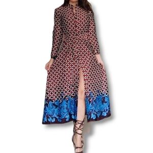 ZARA Geometric Print Tunic Dress | Size Small